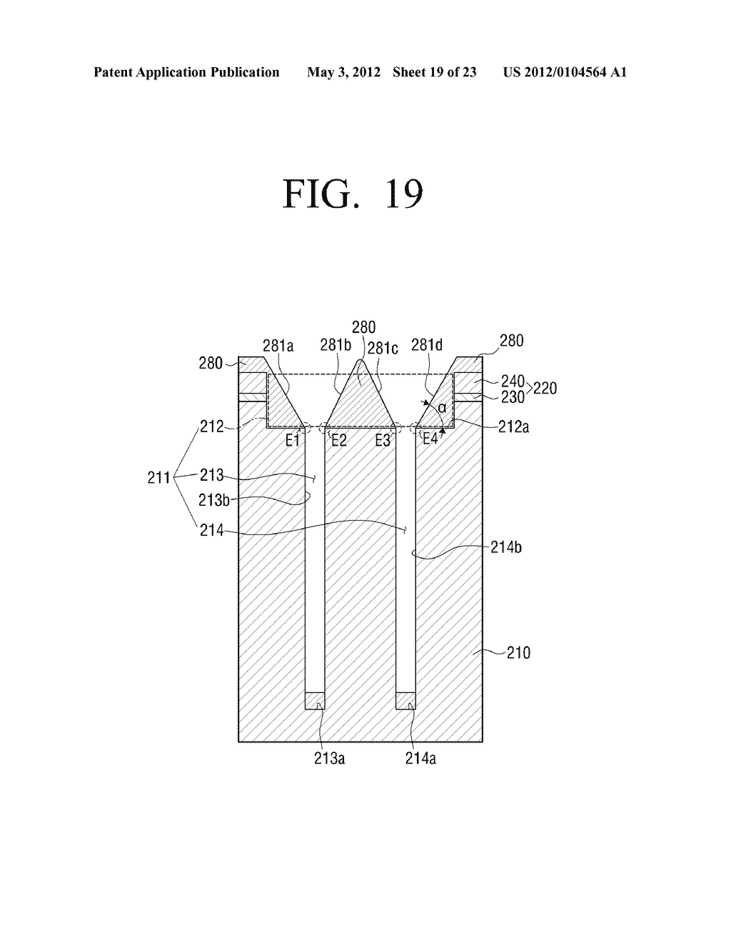 SEMICONDUCTOR DEVICE AND METHOD OF FABRICATING THE SAME - diagram, schematic, and image 20