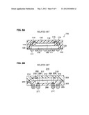 BALL GRID ARRAY SEMICONDUCTOR DEVICE AND ITS MANUFACTURE diagram and image