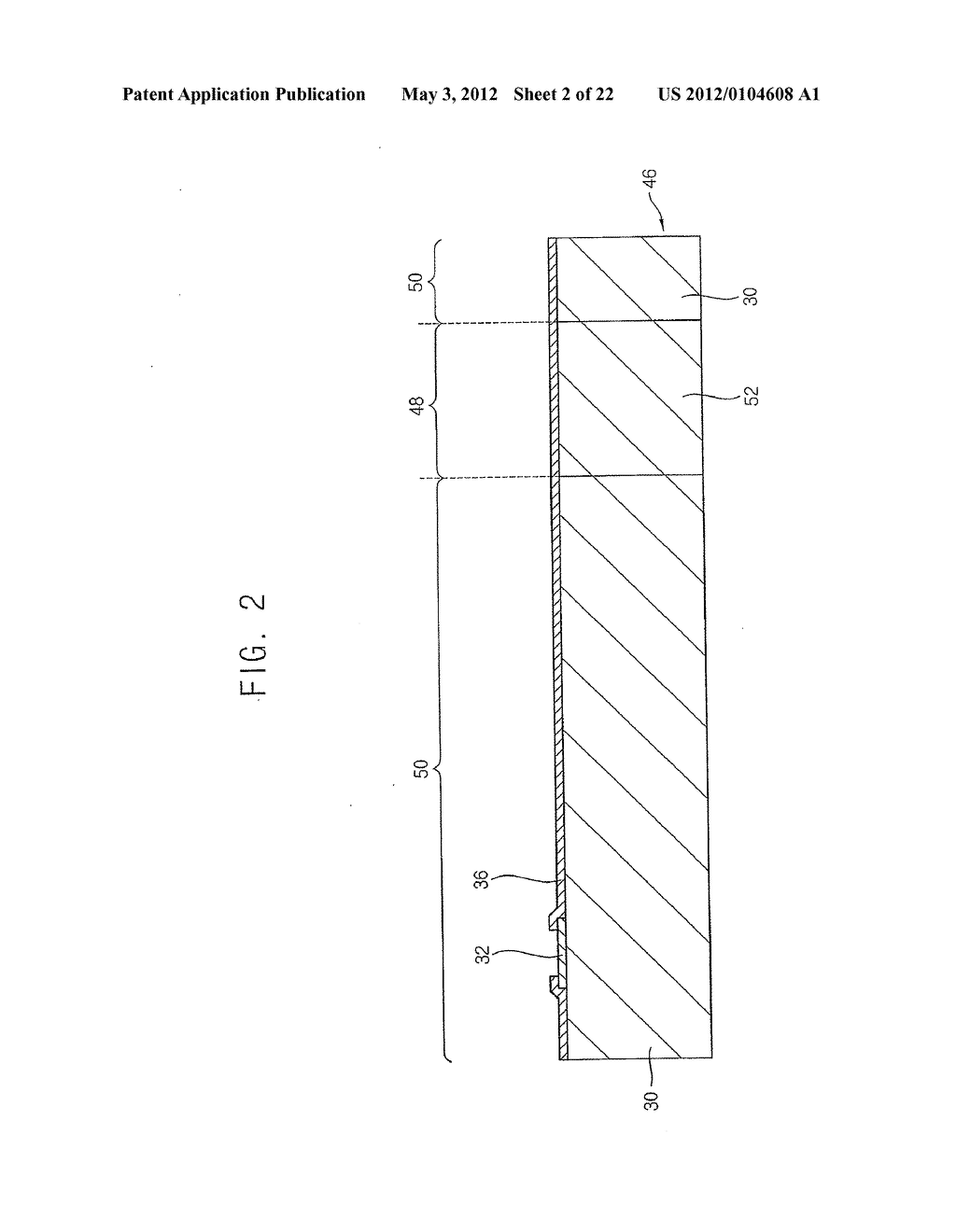 WAFER LEVEL PACKAGE HAVING A STRESS RELIEF SPACER AND MANUFACTURING METHOD     THEREOF - diagram, schematic, and image 03