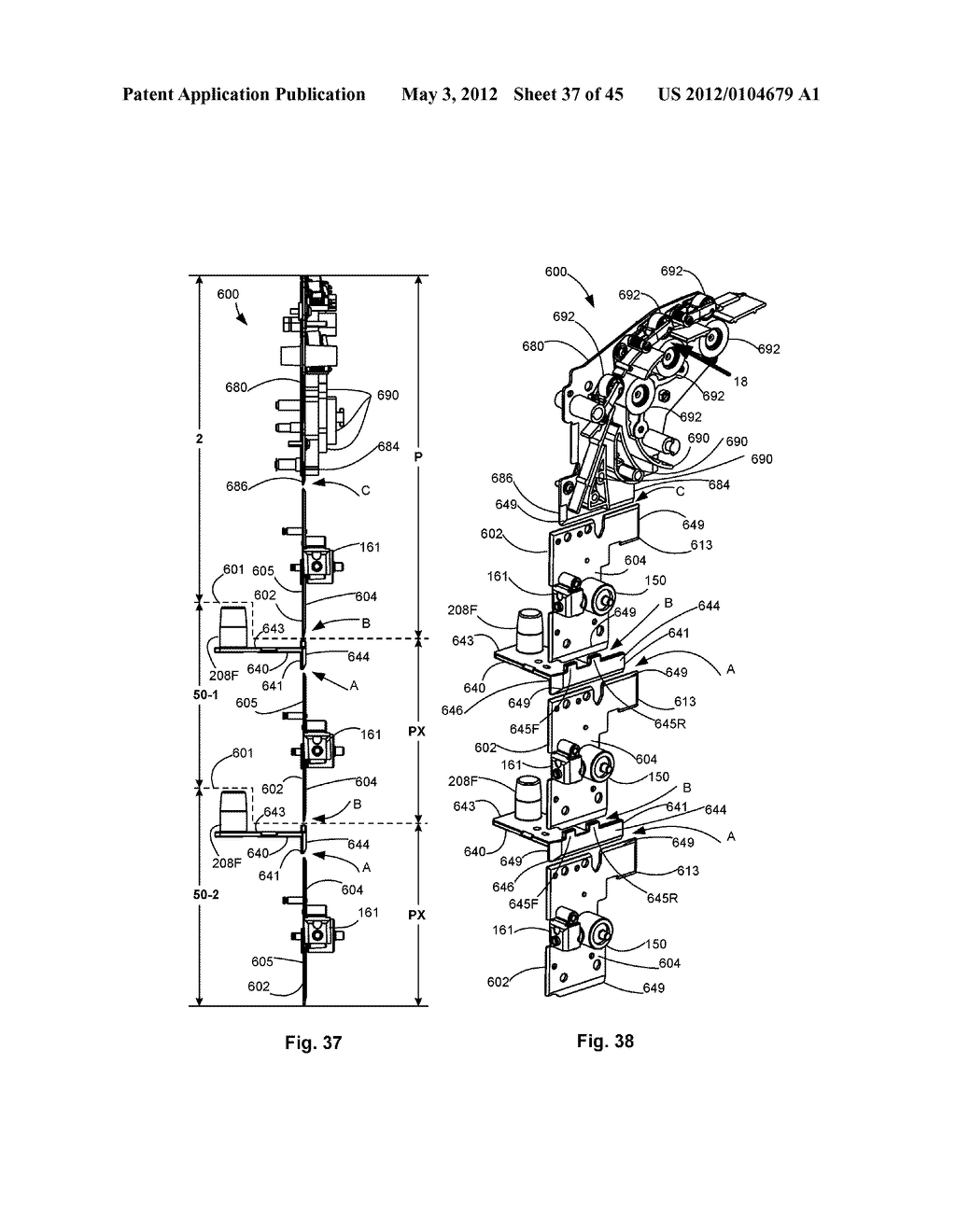 Method for Positioning and Feeding Media Into a Media Feed Path of an     Image Forming Device - diagram, schematic, and image 38