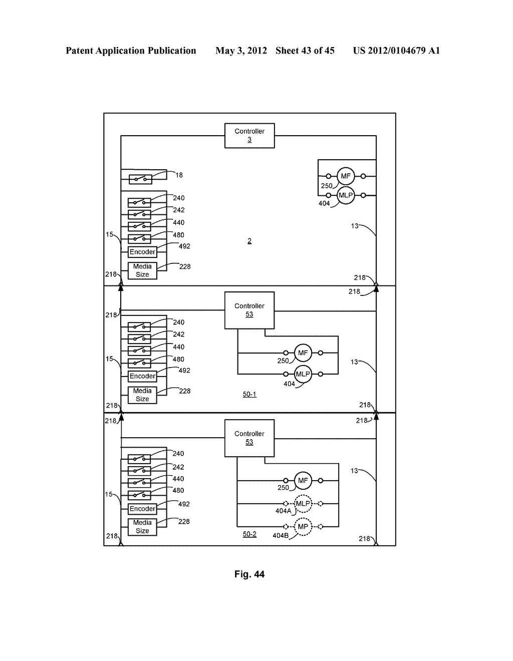 Method for Positioning and Feeding Media Into a Media Feed Path of an     Image Forming Device - diagram, schematic, and image 44