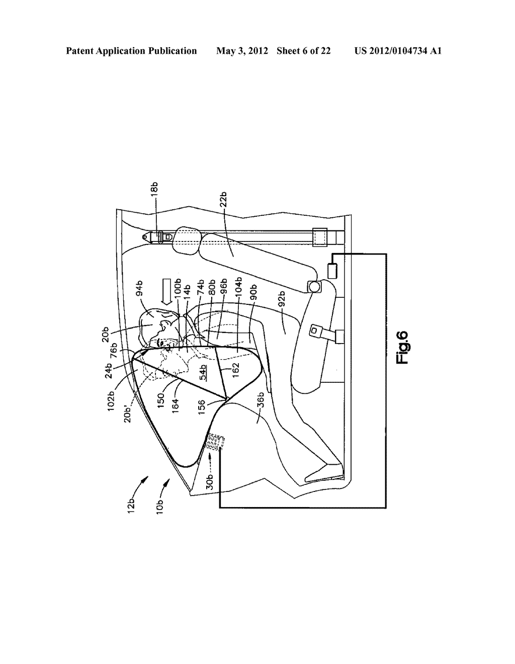 AIR BAG WITH HEIGHT ADAPTIVE TETHER - diagram, schematic, and image 07