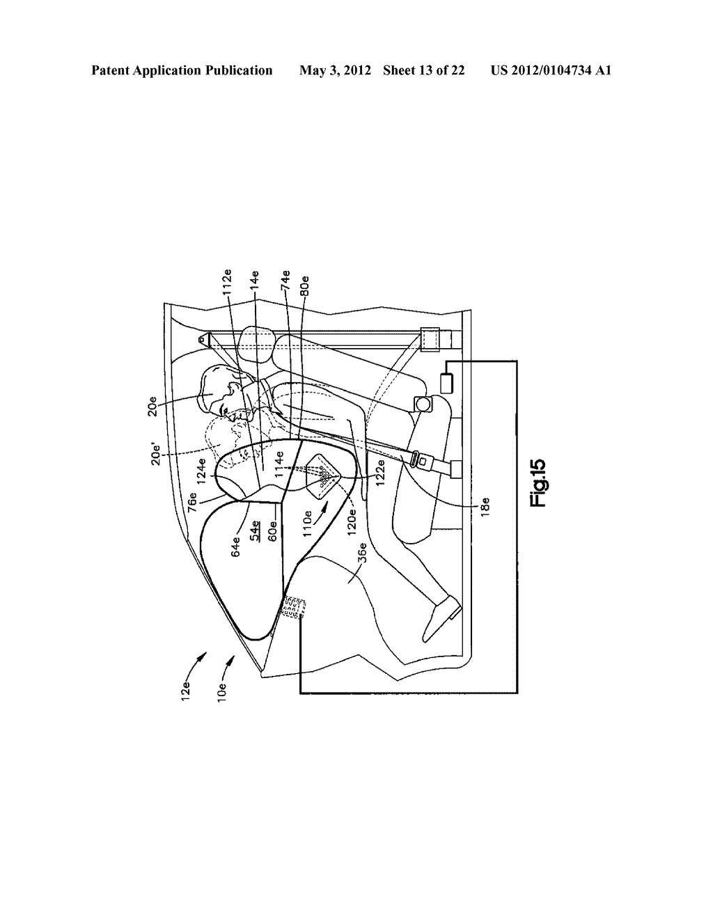 AIR BAG WITH HEIGHT ADAPTIVE TETHER - diagram, schematic, and image 14