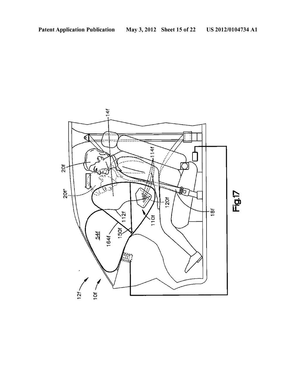 AIR BAG WITH HEIGHT ADAPTIVE TETHER - diagram, schematic, and image 16