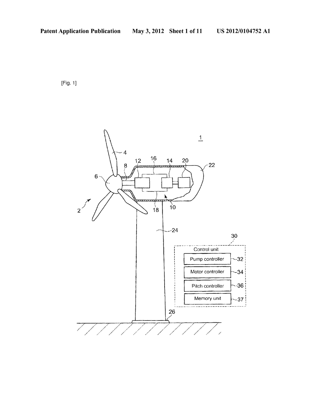 WIND TURBINE GENERATOR AND TIDAL CURRENT GENERATOR AND OPERATION METHOD     THEREOF - diagram, schematic, and image 02