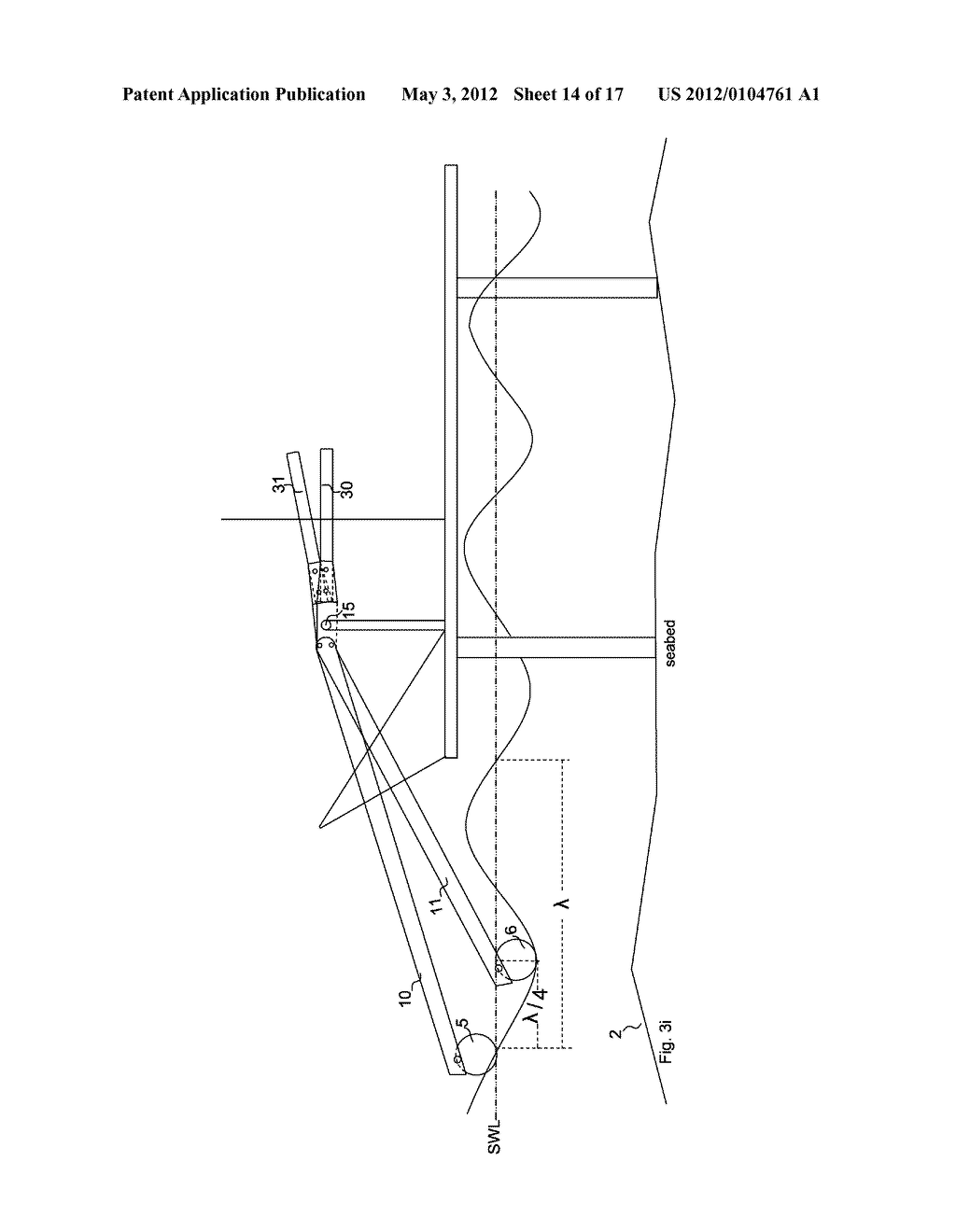 OCEAN WAVE ENERGY CONVERTER AND METHOD OF POWER GENERATION - diagram, schematic, and image 15