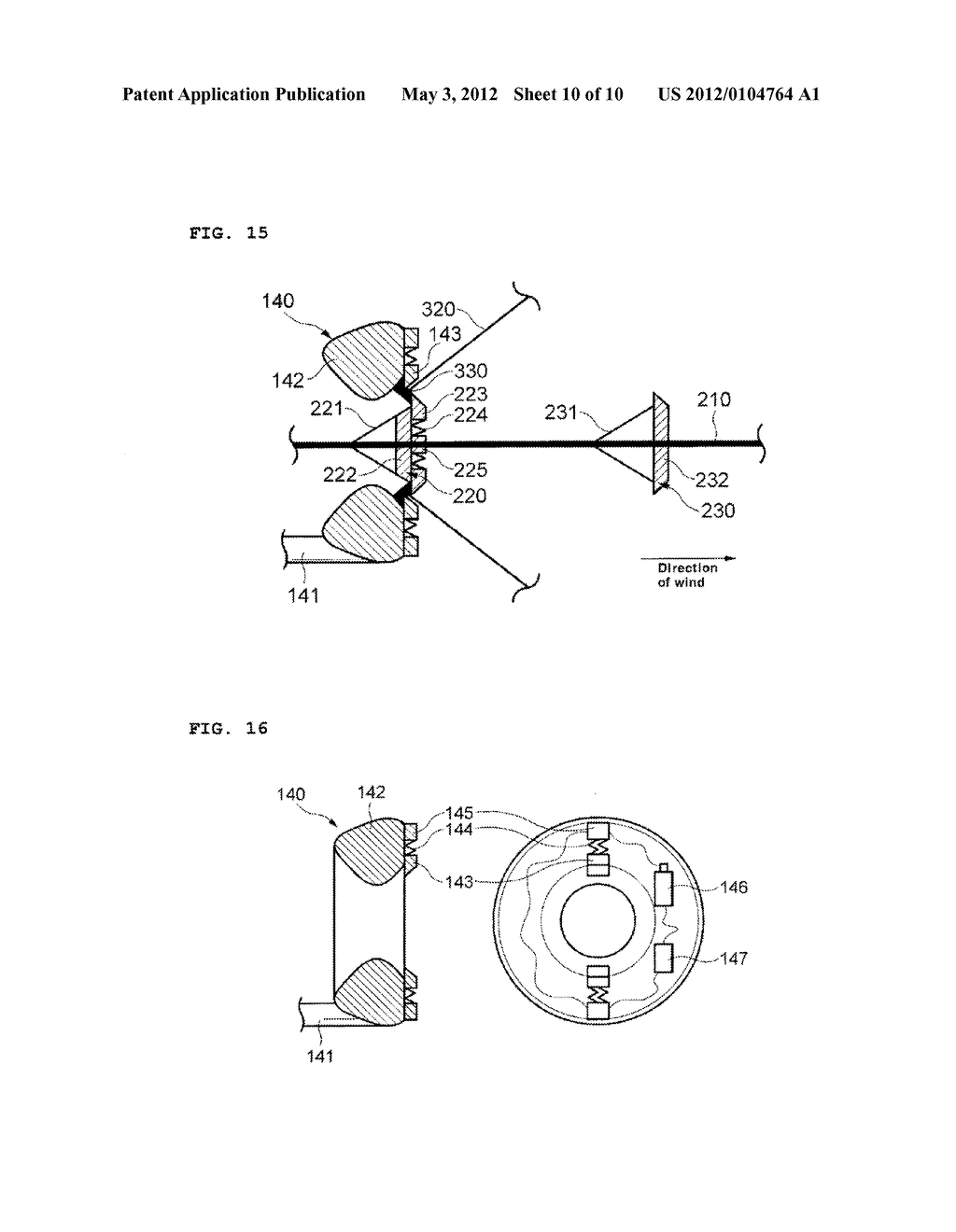 WIND POWER GENERATOR USING AN AUTOMATICALLY FOLDABLE CANOPY - diagram, schematic, and image 11