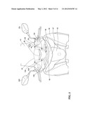 FRONT STRUCTURE FOR SADDLE-TYPE VEHICLE diagram and image