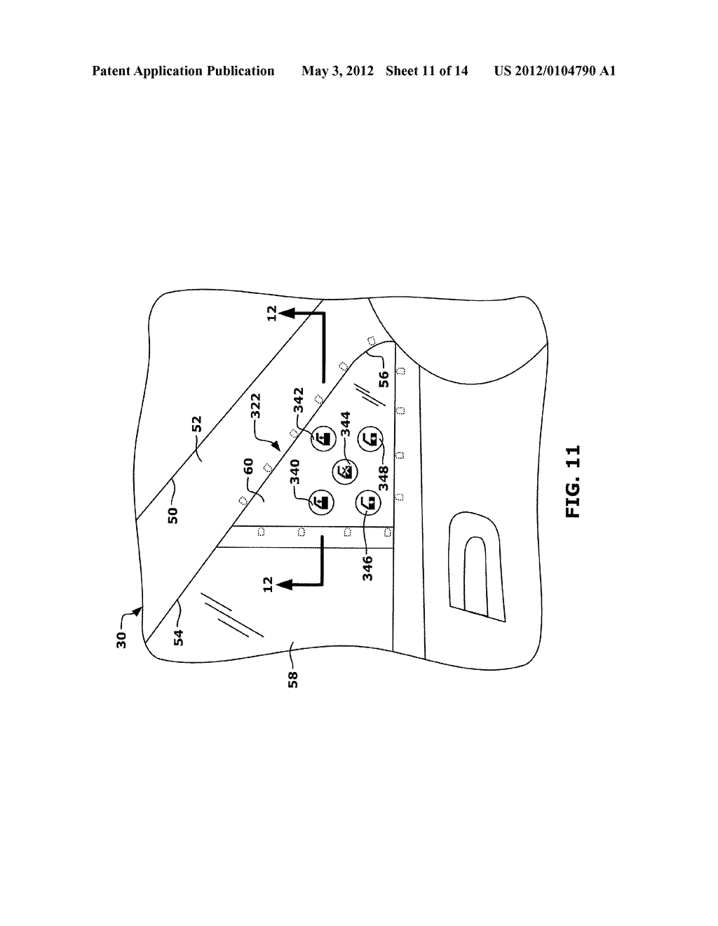 VEHICLE WINDOW ASSEMBLY - diagram, schematic, and image 12