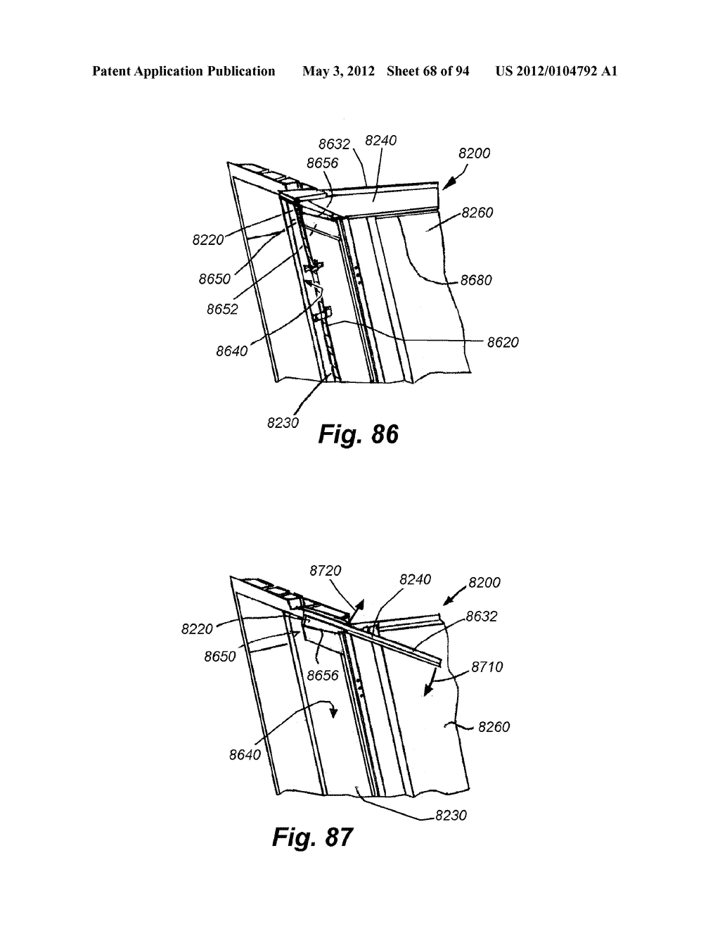 REAR-MOUNTED AERODYNAMIC STRUCTURE FOR TRUCK CARGO BODIES - diagram, schematic, and image 69