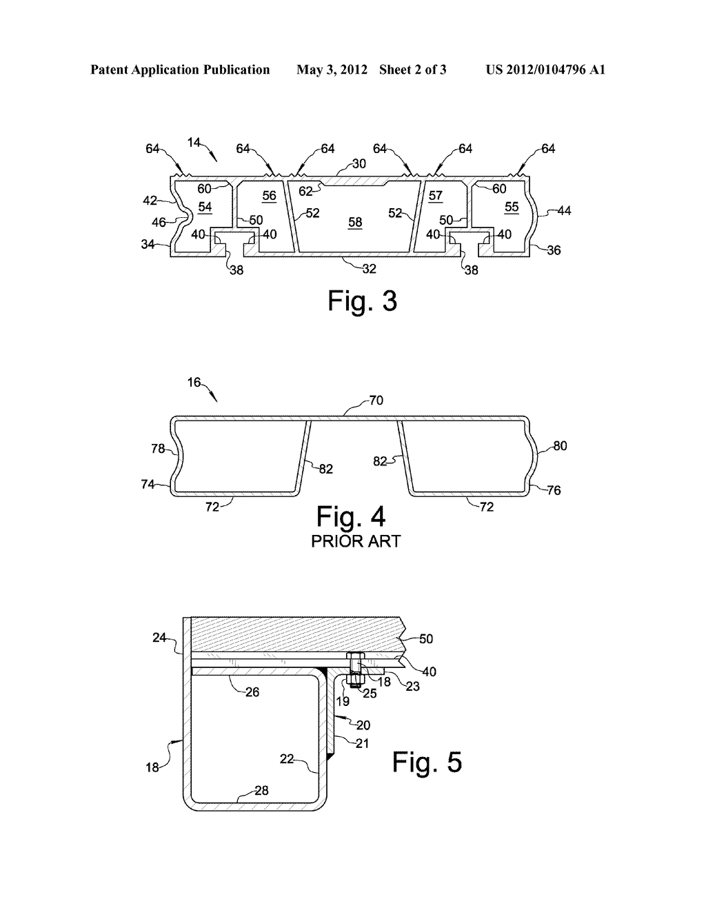 TRAILER FLOOR HAVING EXTRUDED PANELS - diagram, schematic, and image 03