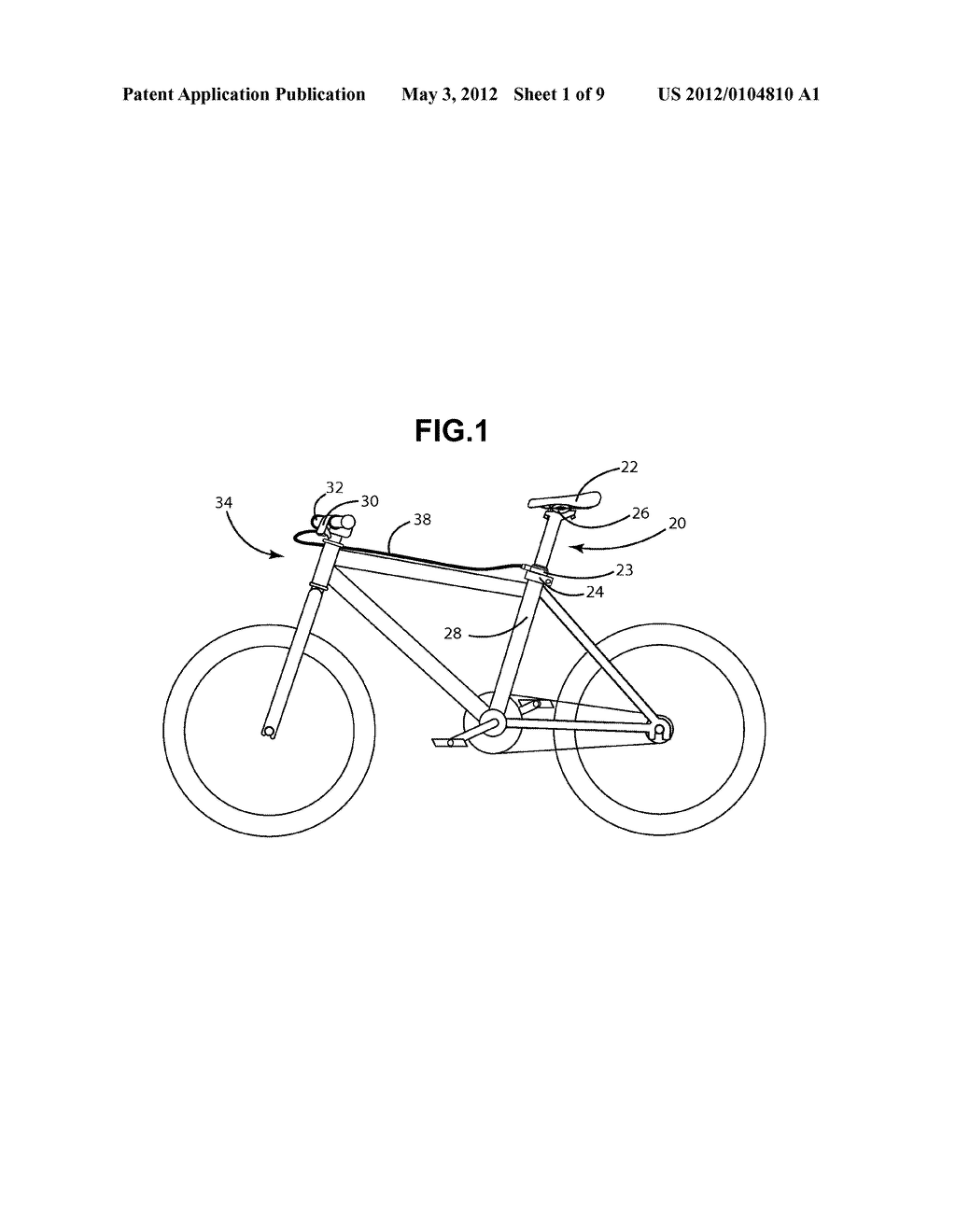 Bicycle Seat Height Adjusting Assembly - diagram, schematic, and image 02