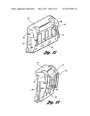 SUPPORT MEMBER FOR VEHICLE SEAT HEAD RESTRAINT diagram and image