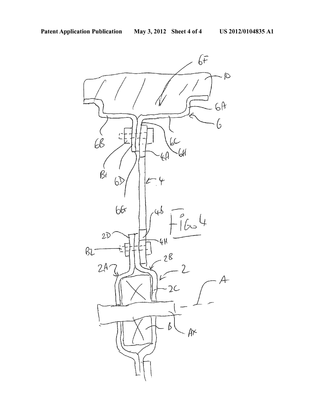 Gauge Wheel for an Agricultural Machine - diagram, schematic, and image 05