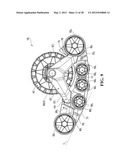 TRACK ASSEMBLY FOR PROVIDING TRACTION TO AN OFF-ROAD VEHICLE SUCH AS AN     ALL-TERRAIN VEHICLE (ATV) OR A SNOWMOBILE diagram and image