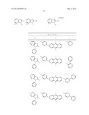 MATERIAL FOR ORGANIC ELECTROLUMINESCENCE DEVICE AND ORGANIC     ELECTROLUMINESCENCE DEVICE USING THE SAME diagram and image