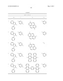 MATERIAL FOR ORGANIC ELECTROLUMINESCENCE DEVICE AND ORGANIC     ELECTROLUMINESCENCE DEVICE USING THE SAME diagram and image