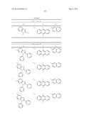 MATERIAL FOR ORGANIC ELECTROLUMINESCENCE DEVICE AND ORGANIC     ELECTROLUMINESCENCE DEVICE USING THE SAME diagram and image