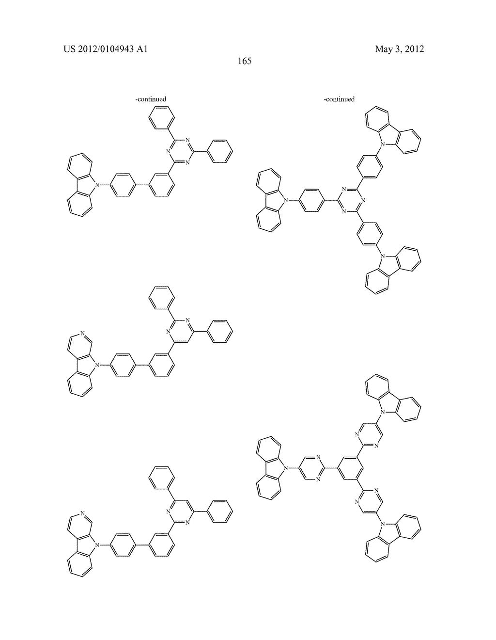 MATERIAL FOR ORGANIC ELECTROLUMINESCENCE DEVICE AND ORGANIC     ELECTROLUMINESCENCE DEVICE USING THE SAME - diagram, schematic, and image 166