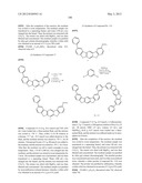 MATERIAL FOR ORGANIC ELECTROLUMINESCENCE DEVICE AND ORGANIC     ELECTROLUMINESCENCE DEVICE USING THE SAME diagram and image