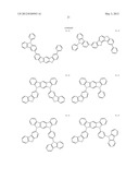 MATERIAL FOR ORGANIC ELECTROLUMINESCENCE DEVICE AND ORGANIC     ELECTROLUMINESCENCE DEVICE USING THE SAME diagram and image