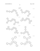 MATERIAL FOR ORGANIC ELECTROLUMINESCENCE DEVICE AND ORGANIC     ELECTROLUMINESCENCE DEVICE USING THE SAME diagram and image