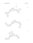 MATERIAL FOR ORGANIC ELECTROLUMINESCENCE DEVICE AND ORGANIC     ELECTROLUMINESCENCE DEVICE USING THE SAME diagram and image