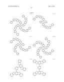 MATERIAL FOR ORGANIC ELECTROLUMINESCENCE DEVICE AND ORGANIC     ELECTROLUMINESCENCE DEVICE USING THE SAME diagram and image