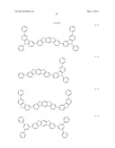 MATERIAL FOR ORGANIC ELECTROLUMINESCENCE DEVICE AND ORGANIC     ELECTROLUMINESCENCE DEVICE USING THE SAME diagram and image