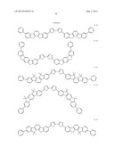 MATERIAL FOR ORGANIC ELECTROLUMINESCENCE DEVICE AND ORGANIC     ELECTROLUMINESCENCE DEVICE USING THE SAME diagram and image