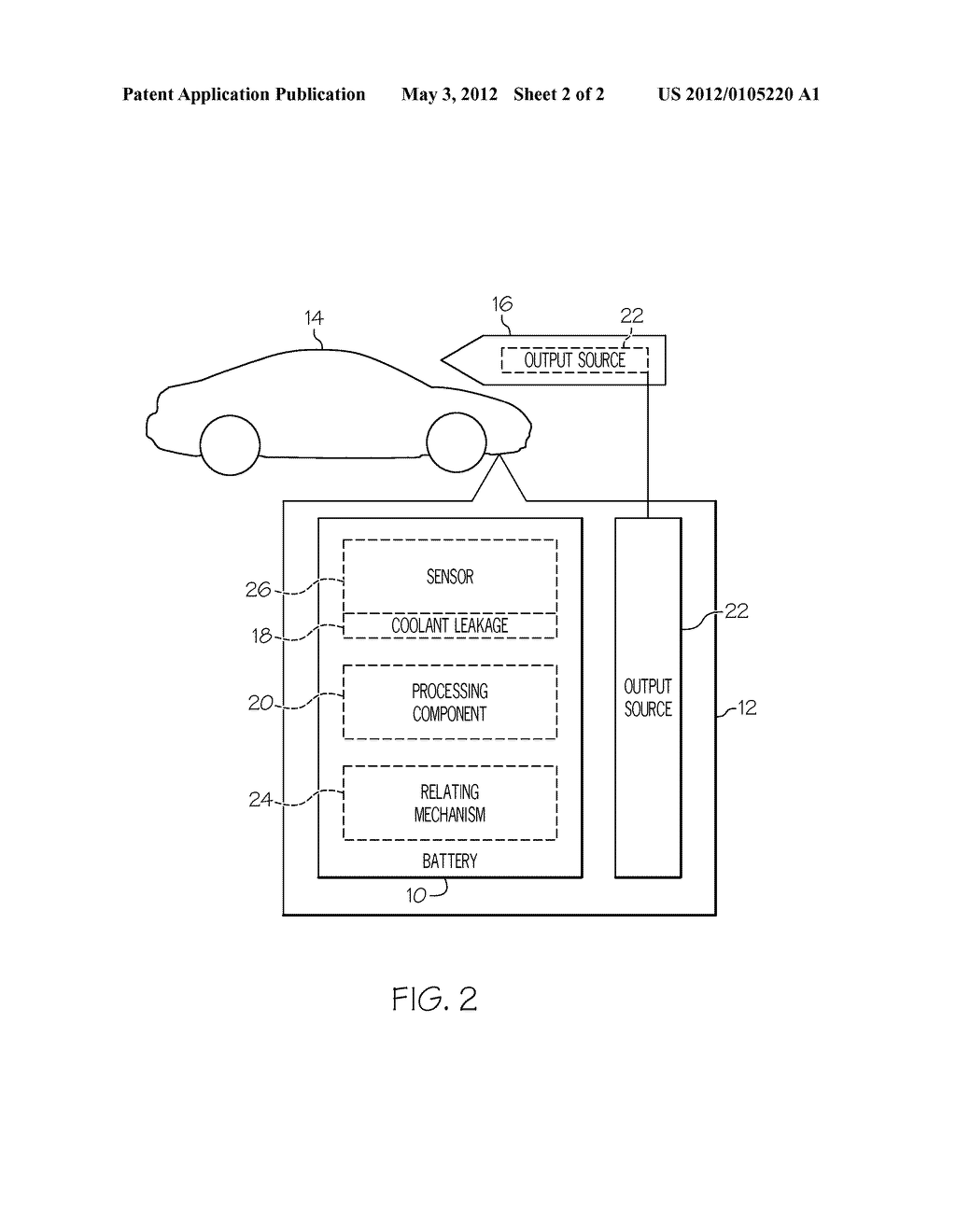 METHOD AND APPARATUS FOR MONITORING A VEHICULAR PROPULSION SYSTEM BATTERY - diagram, schematic, and image 03