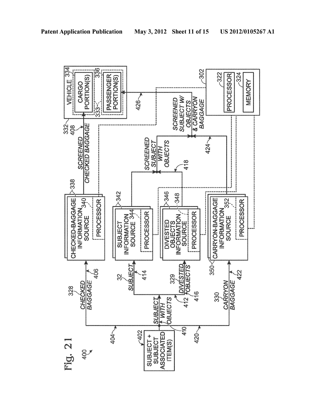 SURVEILLANCE WITH SUBJECT SCREENING - diagram, schematic, and image 12