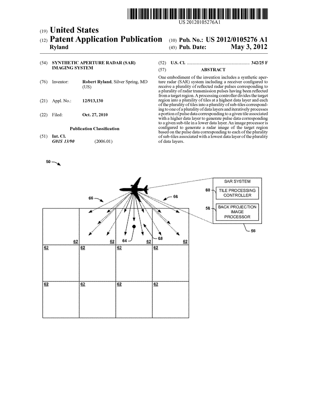 SYNTHETIC APERTURE RADAR (SAR) IMAGING SYSTEM - diagram, schematic, and image 01