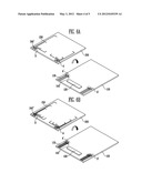 Flat panel display with built-in touch panel diagram and image