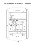 HANDHELD ELECTRONIC DEVICE PROVIDING CONFIRMATION OF INPUT, AND ASSOCIATED     METHOD diagram and image