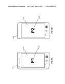 METHOD AND SYSTEM FOR VIEWING STACKED SCREEN DISPLAYS USING GESTURES diagram and image