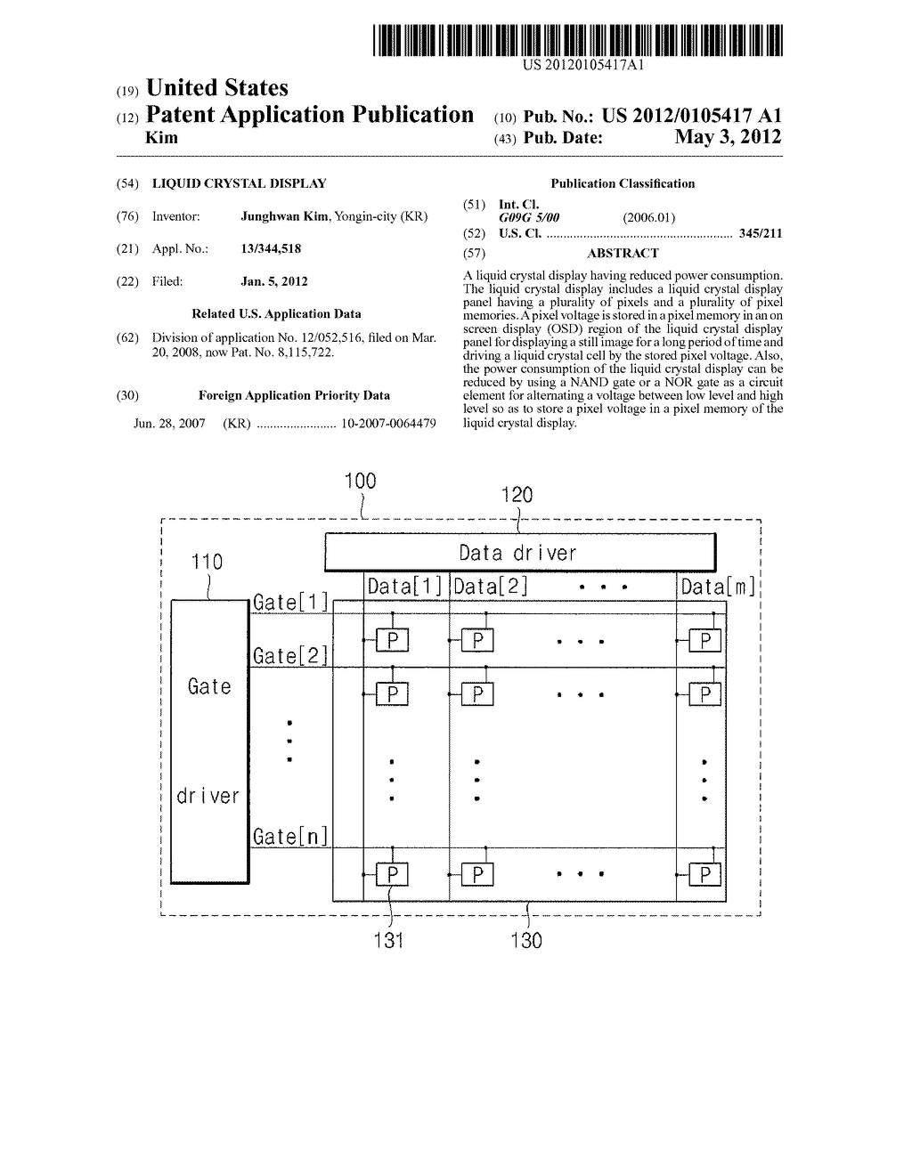 LIQUID CRYSTAL DISPLAY - diagram, schematic, and image 01