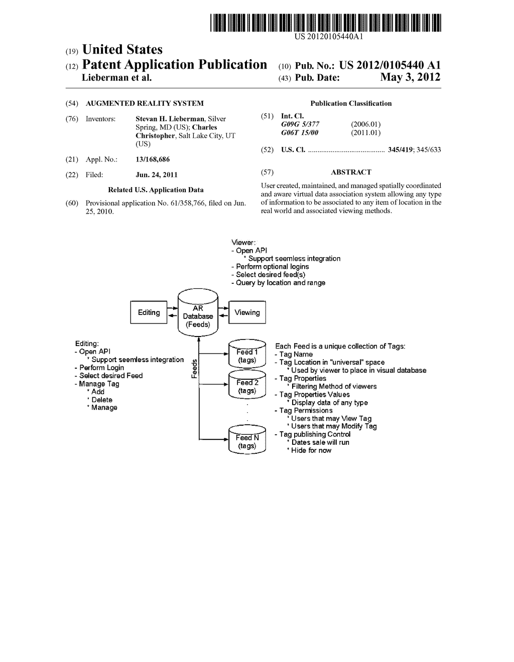 Augmented Reality System - diagram, schematic, and image 01