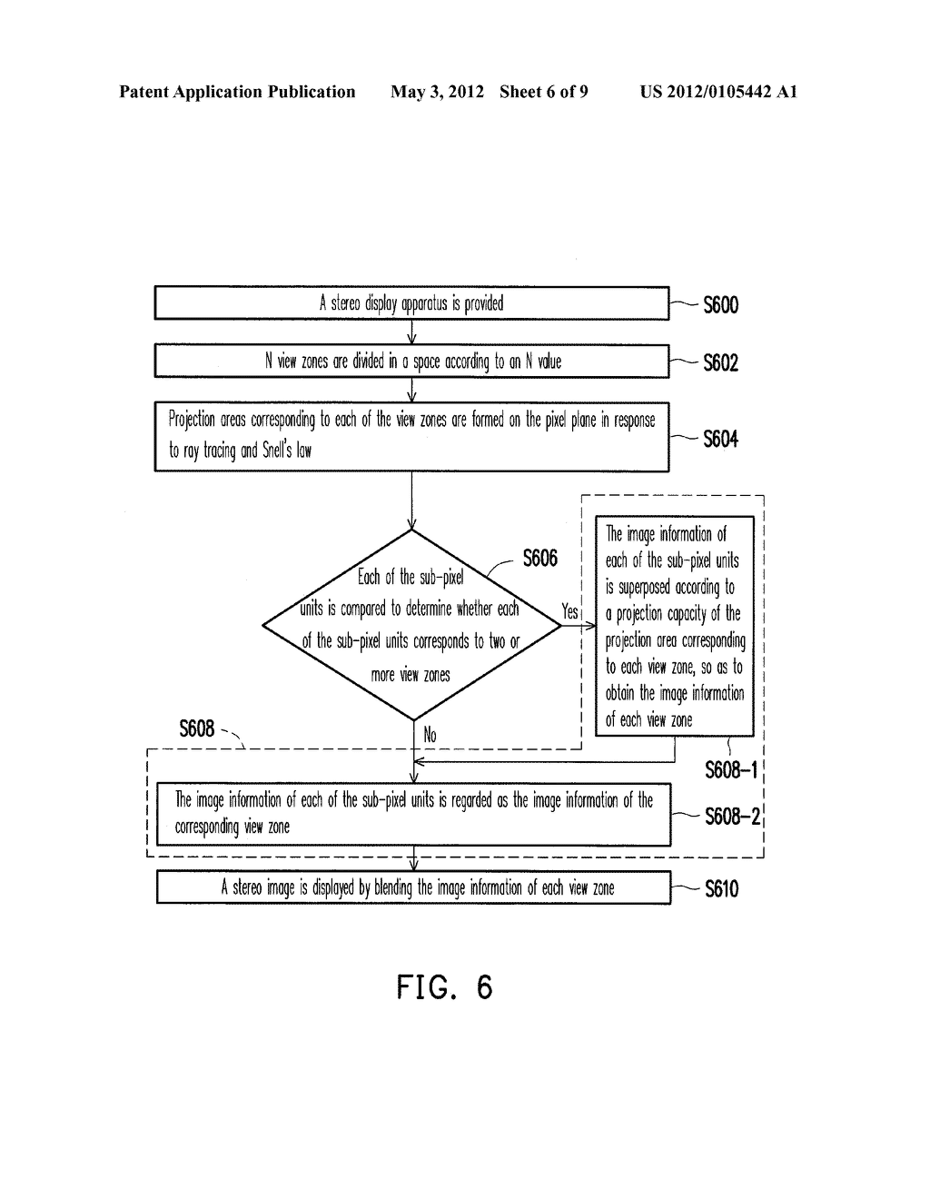 IMAGE DISPLAY METHOD OF STEREO DISPLAY APPARATUS - diagram, schematic, and image 07