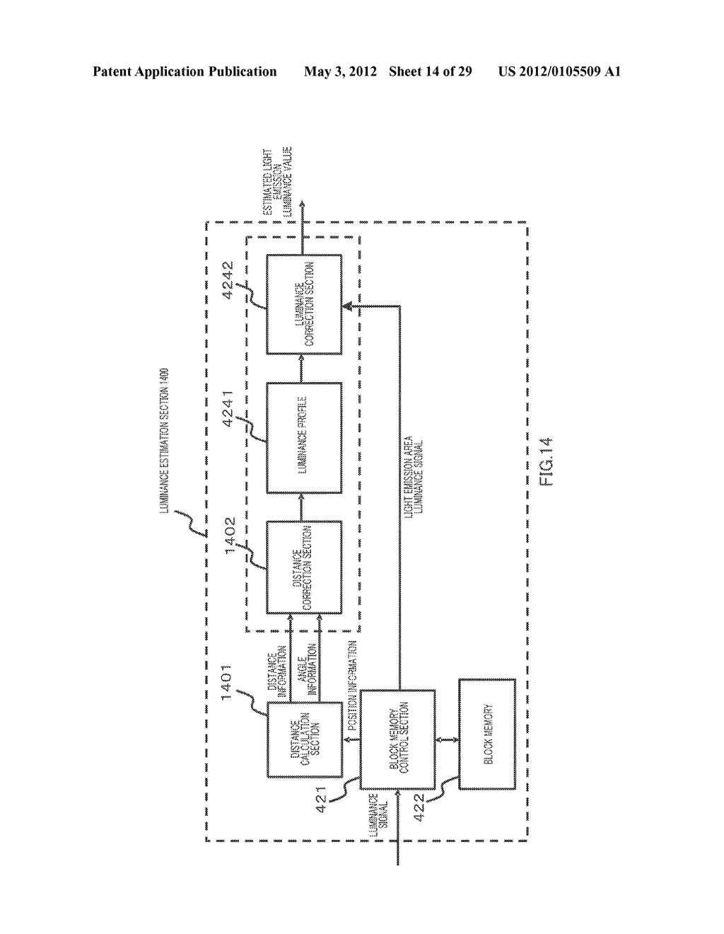 IMAGE DISPLAY DEVICE, CONTROL DEVICE FOR SAME, AND INTEGRATED CIRCUIT - diagram, schematic, and image 15