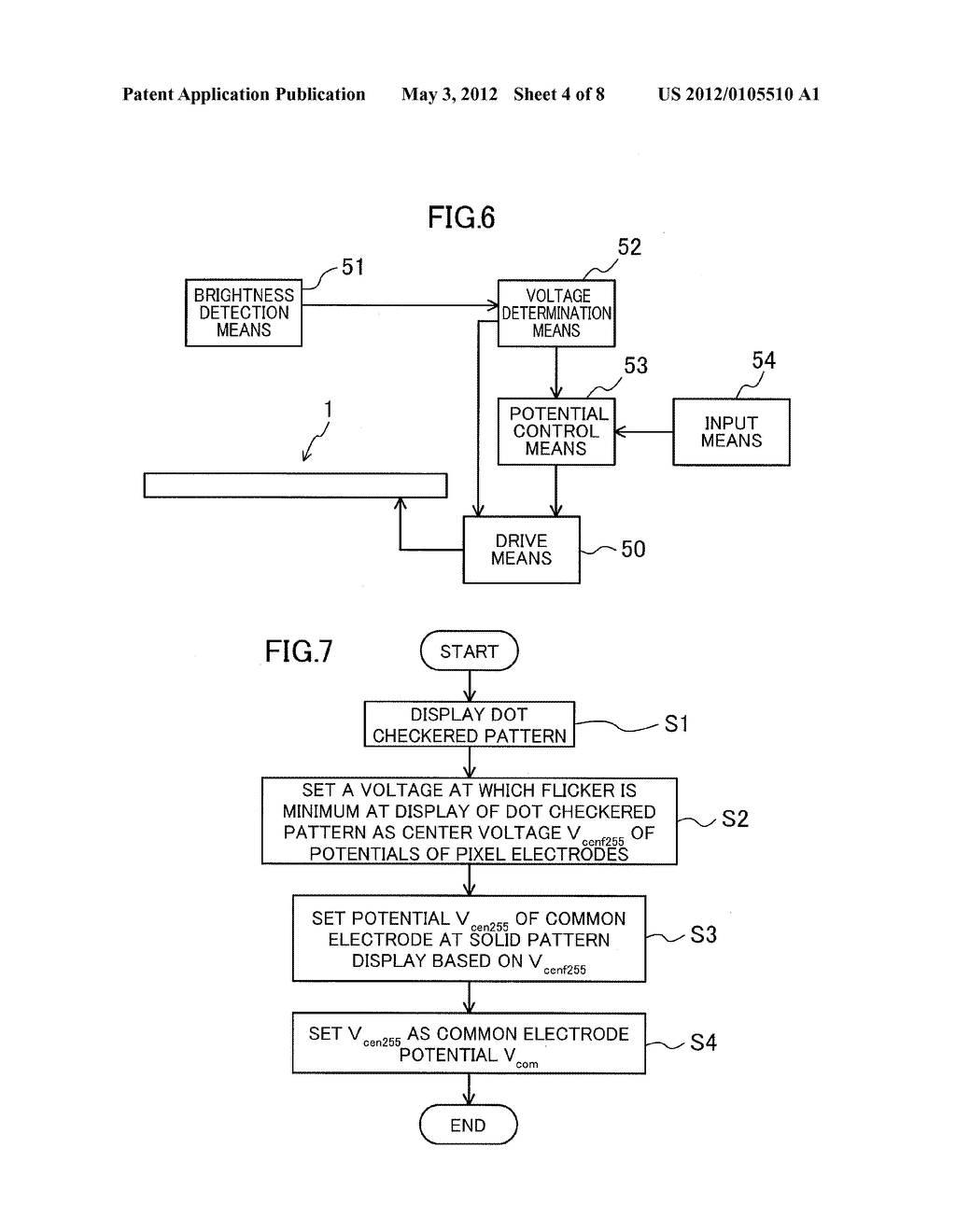 LIQUID CRYSTAL DISPLAY DEVICE AND POTENTIAL SETTING METHOD FOR THE SAME - diagram, schematic, and image 05