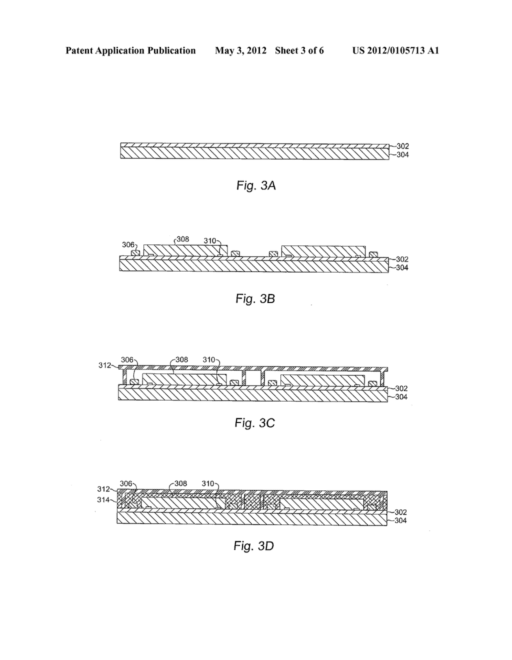 LOW PROFILE CHIP SCALE MODULE AND METHOD OF PRODUCING THE SAME - diagram, schematic, and image 04