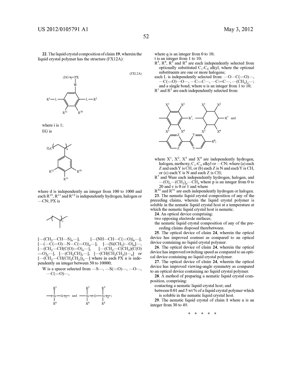 POLYMER-DOPED VERTICALLY-ALIGNED NEMATIC LIQUID CRYSTALS - diagram, schematic, and image 70