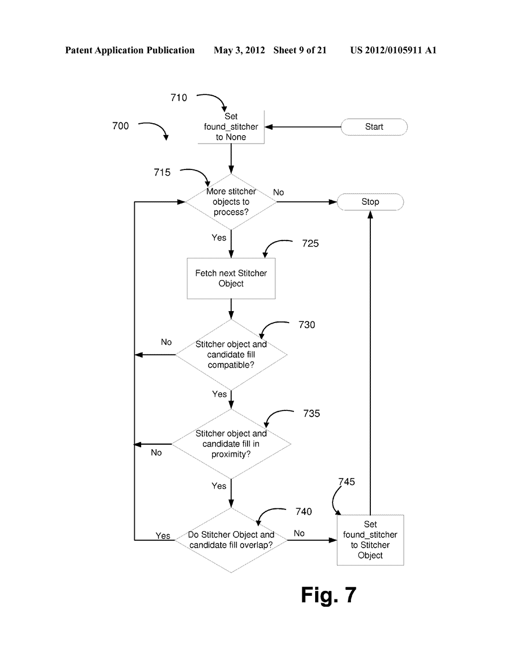 METHOD, APPARATUS AND SYSTEM FOR ASSOCIATING AN INTERMEDIATE FILL WITH A     PLURALITY OF OBJECTS - diagram, schematic, and image 10