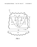 SHIELD WITH WINE GLASS SHAPED CAVITY diagram and image