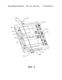 SYSTEM FOR COOLING AN ELECTRONIC IMAGE ASSEMBLY WITH A HEAT EXCHANGER     HAVING INTERNAL FANS diagram and image