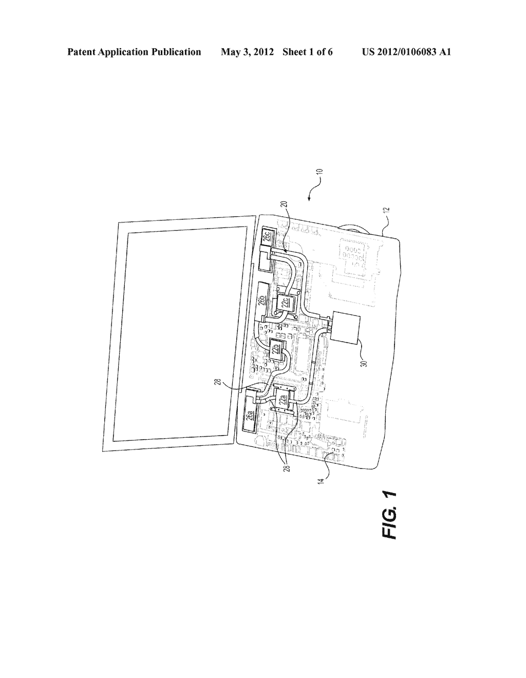 LIQUID COOLING SYSTEM FOR AN ELECTRONIC SYSTEM - diagram, schematic, and image 02