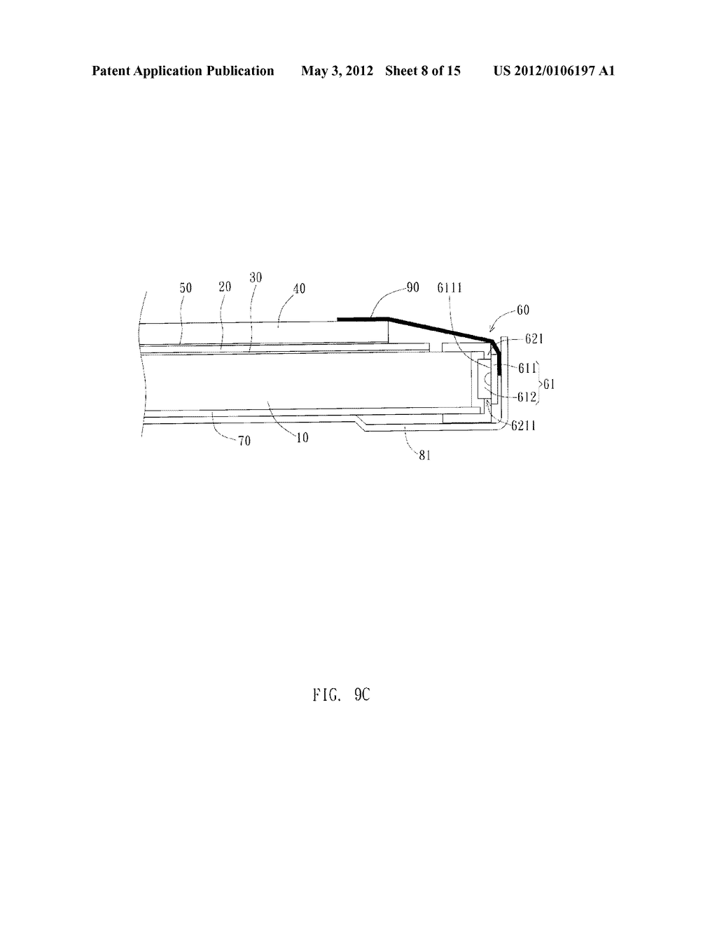 Flat Panel Display Structure and Manufacturing Method Thereof - diagram, schematic, and image 09