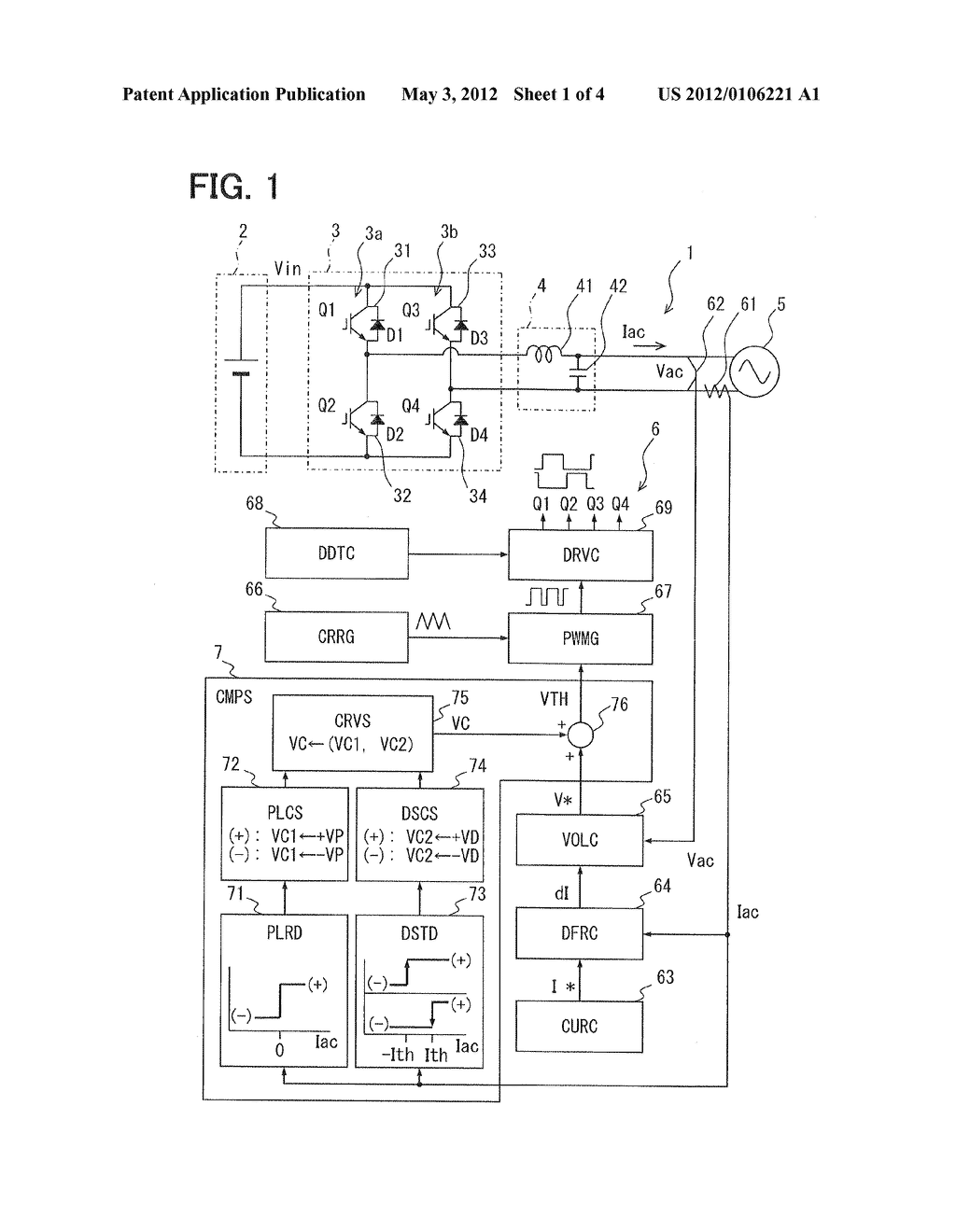 ELECTRIC POWER CONVERTER APPARATUS - diagram, schematic, and image 02