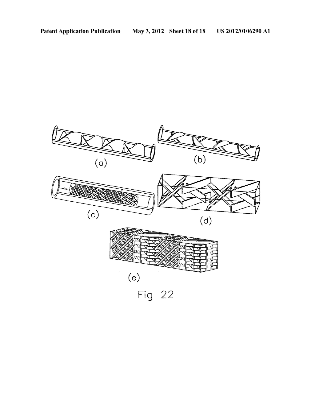 STATIC MIXER COMPRISING A STATIC MIXING ELEMENT, METHOD OF MIXING A FLUID     IN A CONDUIT AND A FORMULA FOR DESIGNING SUCH A STATIC MIXING ELEMENT - diagram, schematic, and image 19